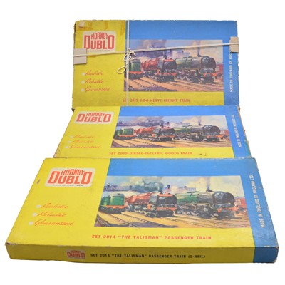 Lot 284 - Three Hornby Dublo train sets