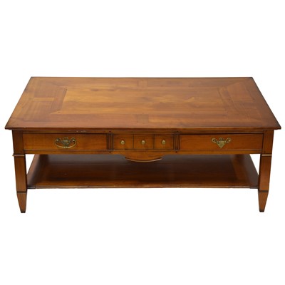 Lot 366 - Modern cherrywood coffee table
