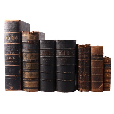 Lot 123 - Bibles and scriptural dictionaries