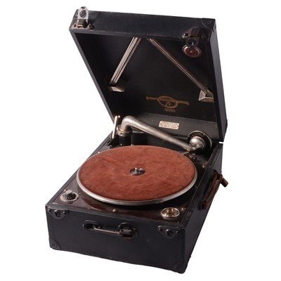 Lot 219 - A Columbia portable gramophone player.