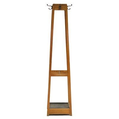 Lot 74 - Vintage oak hallstand/ coat stand