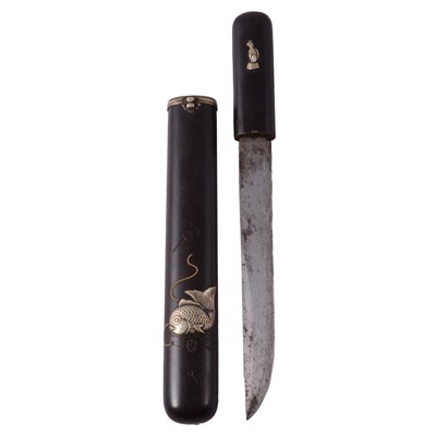 Lot 256 - Japanese tanto aikuchi knife