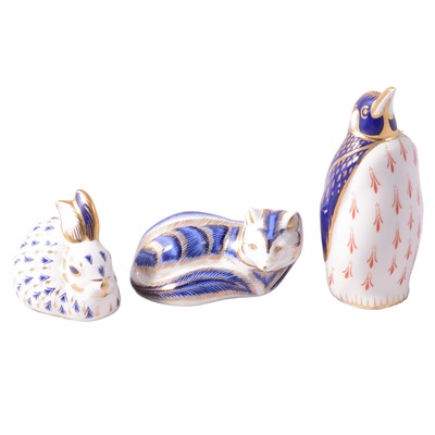 Lot 5 - Three Royal Crown Derby paperweights