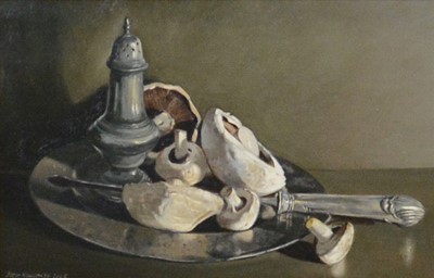 Lot 132 - Peter Newcombe, Pewter and mushrooms, 2005