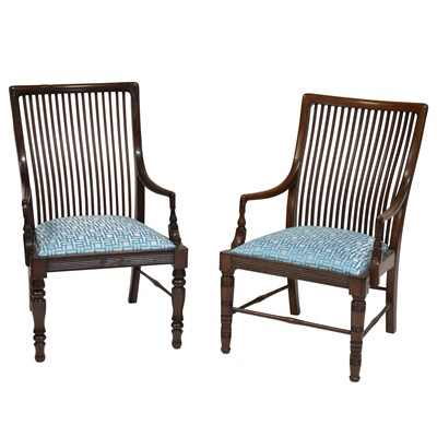 Lot 463 - Pair of mahogany nursing chairs