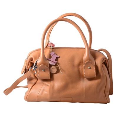 Lot 504 - Radley - a tan leather handbag.