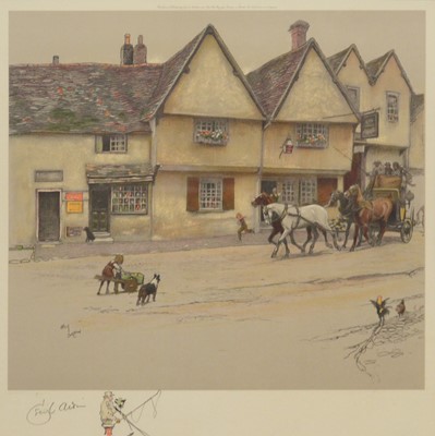 Lot 384 - After Cecil Aldin, The George Inn, Dorchester and Penshurst, Kent
