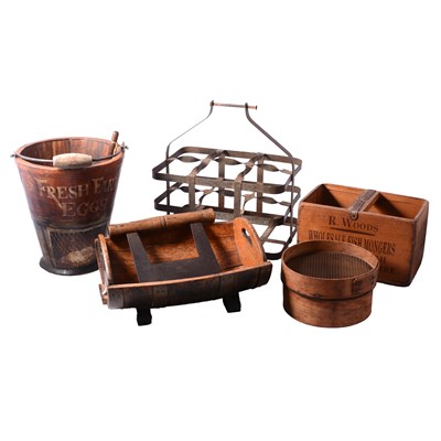 Lot 177 - Quantity of wooden kitchenalia