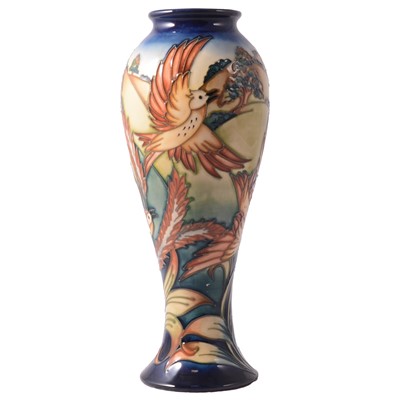 Lot 83 - Moorcroft Pottery, 'Lark Ascending' vase