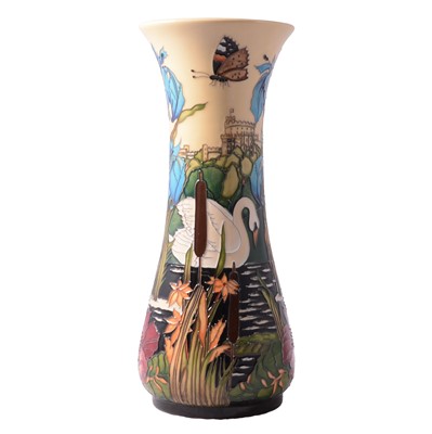 Lot 60 - Moorcroft Pottery, 'Visions of Windsor' pattern vase