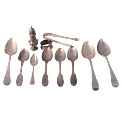 Lot 276 - Silver cutlery and other items