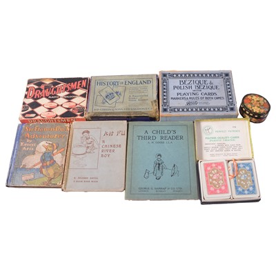 Lot 169 - Quantity of toys, card games, jigsaw, and ephemera