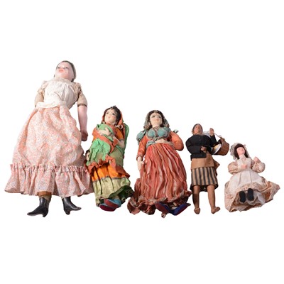 Lot 173 - Collection of dolls