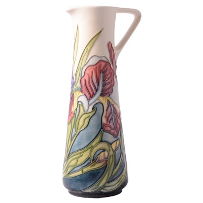 Lot 59 - Moorcroft Pottery, 'Iris' jug for the Moorcroft Collectors Club