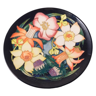 Lot 63 - Moorcroft Pottery, a 'Carousel' plate