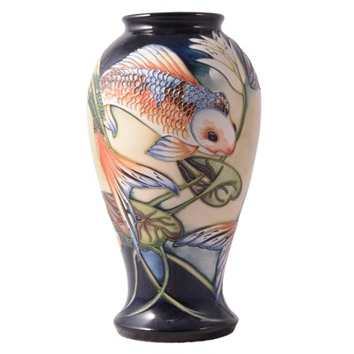 Lot 61 - Moorcroft Potter, a 'Quiet Waters' pattern vase