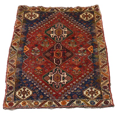 Lot 539 - Small Qashqai wool rug