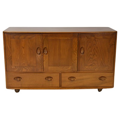 Lot 175 - Windsor series Elm sideboard, by Ercol