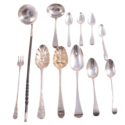 Lot 197 - Sundry silver cutlery