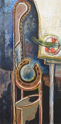 Lot 20 - Ronald Hamilton Moore, Still Life with Cucumber