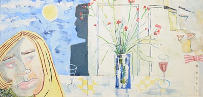 Lot 21 - Ronald Hamilton Moore, The Threat, 1985