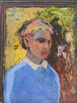 Lot 25 - Ronald Hamilton Moore, Woman in Blue, 1939, and four other artworks