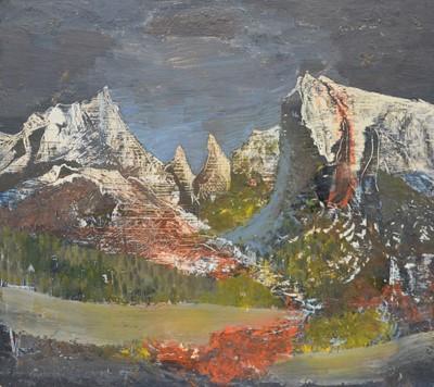 Lot 29 - Ronald Hamilton Moore, Landscape 1938, and five other abstract landscapes