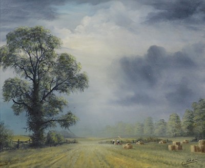 Lot 354 - Colin Vokes, Harvest time and four other works