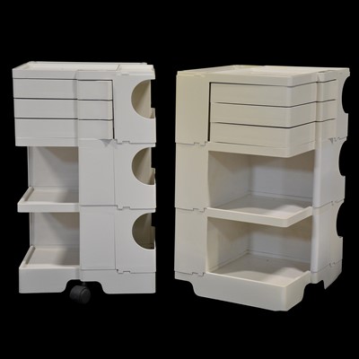 Lot 77 - Pair of 1970s 'Boby' trolleys, designed by Joe Columbo