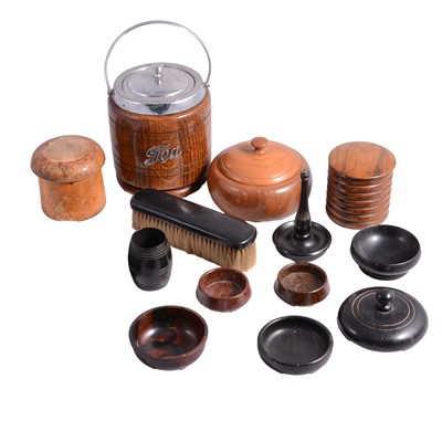 Lot 95 - One box of wooden items and treen