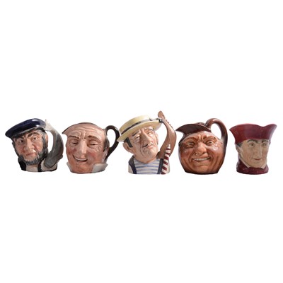 Lot 17 - Ten Royal Doulton large-size character jugs