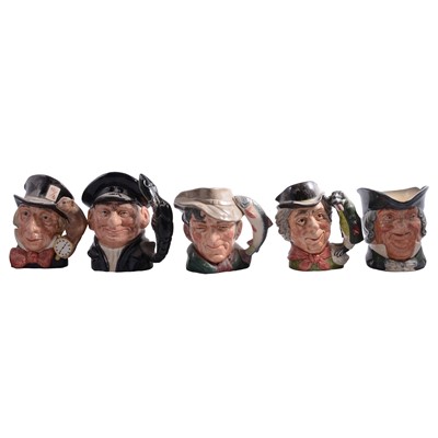 Lot 33 - Ten Royal Doulton large-sized character jugs