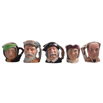 Lot 56 - Ten Royal Doulton large-sized character jugs