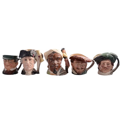 Lot 35 - Ten Royal Doulton large-sized character jugs