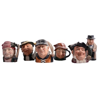 Lot 70 - Eleven Royal Doulton large-sized character jugs