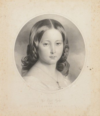 Lot 215 - Collection of ten portrait prints, mostly royalty