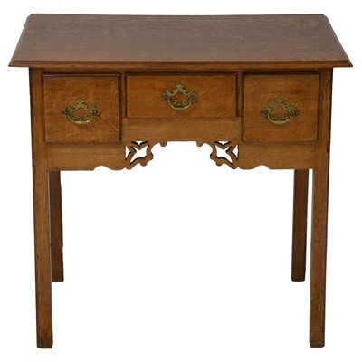 Lot 404 - Georgian oak lowboy