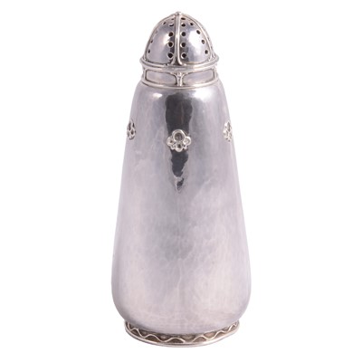 Lot 133 - Arts and Crafts silver sugar caster