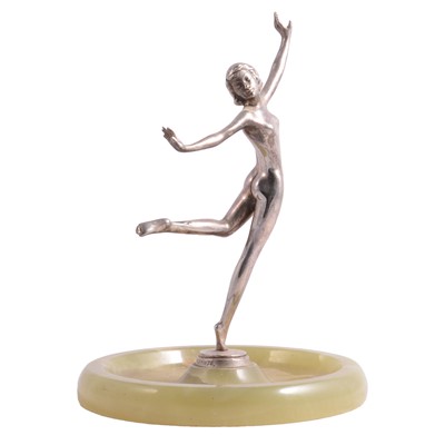 Lot 32 - Josef Lorenzl, an Art Deco sculpture of a nude dancer