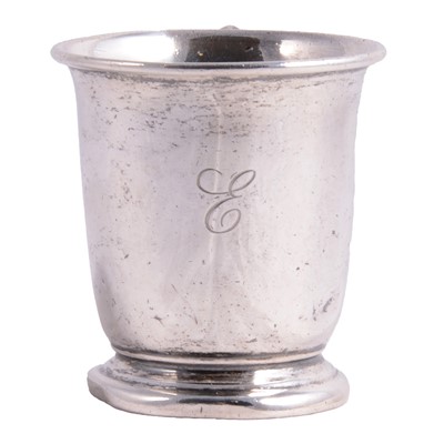 Lot 110 - Silver christening mug