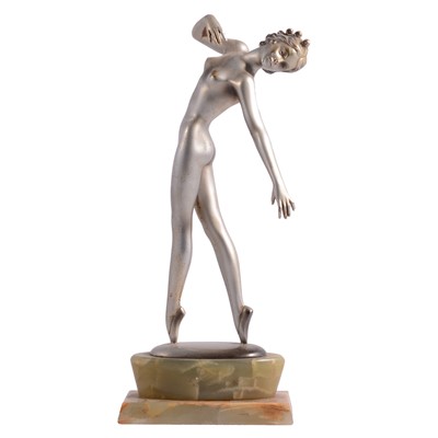 Lot 33 - Josef Lorenzl, an Art Deco sculpture of a dancing nude