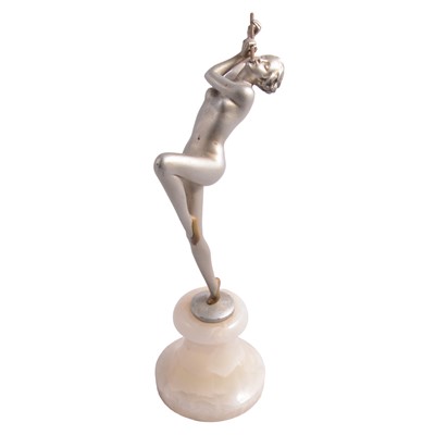 Lot 29 - Josef Lorenzl, an Art Deco figure of a Dancer with flute