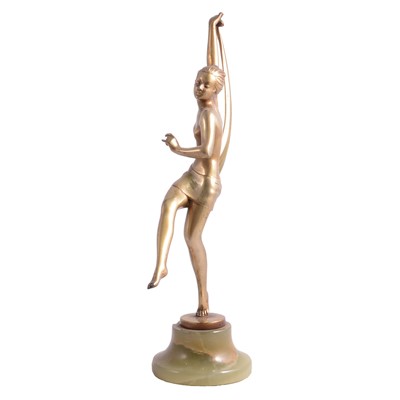 Lot 27 - Joesf Lorenzl, an Art Deco sculpture 'Scarf Dancer'