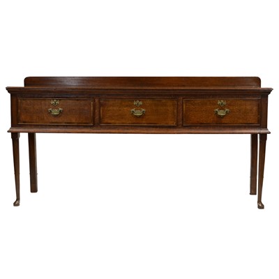 Lot 219 - George III oak dresser base