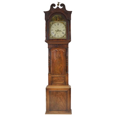 Lot 234 - Mahogany longcase clock, Shaw, Lincolnshire