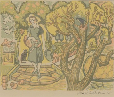 Lot 117 - James Bostock, The Garden 1952