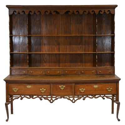 Lot 278 - George III oak dresser