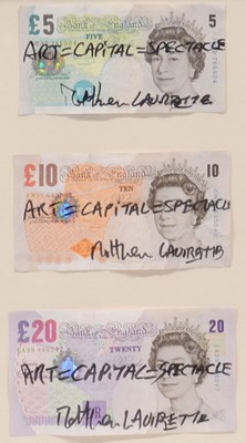 Lot 41 - Matthieu Laurette, Art = Capital = Spectacle (GBP)