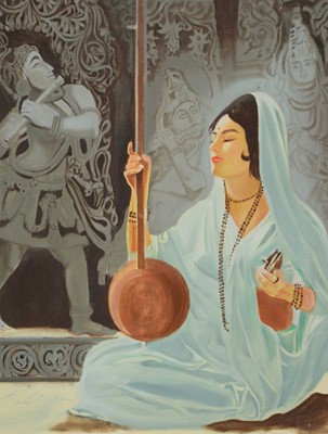 Lot 153 - Sarup Singh Dhandia MBE, five Sikh teachings and figures