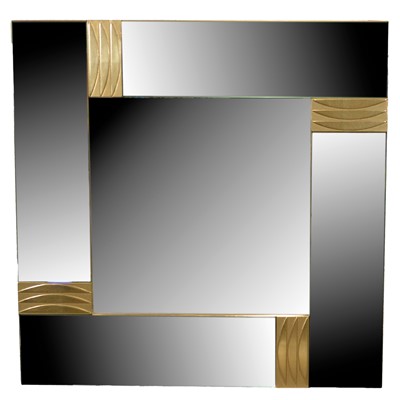 Lot 235 - Modern Art Deco style wall mirror